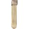 Ekena Millwork Traditional Arts and Crafts Rough Sawn Bracket w/ Offset Brace, Douglas Fir, 8"W x 34"D x 42"H BKT0806X34X42TRA03RDF - alternate 3